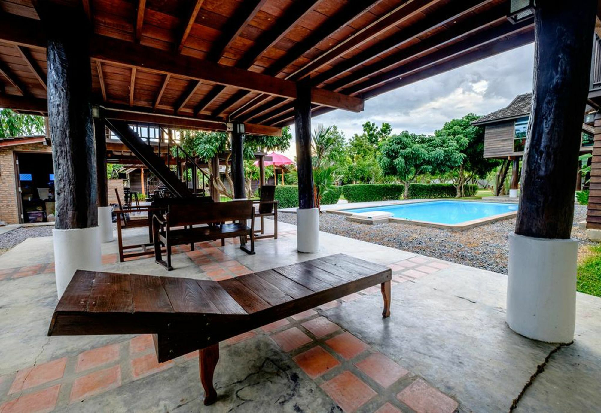 Banyen Villa San Sai Bagian luar foto